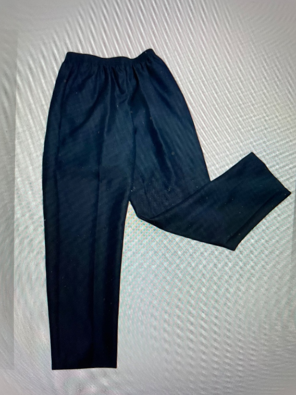 NWOT! Alfred Dunner Black Elastic Waist Pull On Pants  - Women’s Size 8